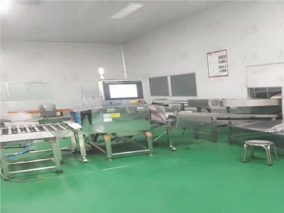 河南某中央廚房使用X射線異物檢測機